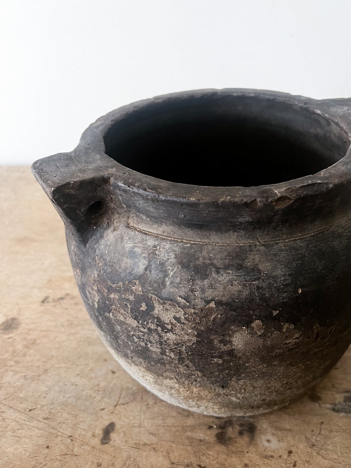 Double Handled Clay Pot- Medium