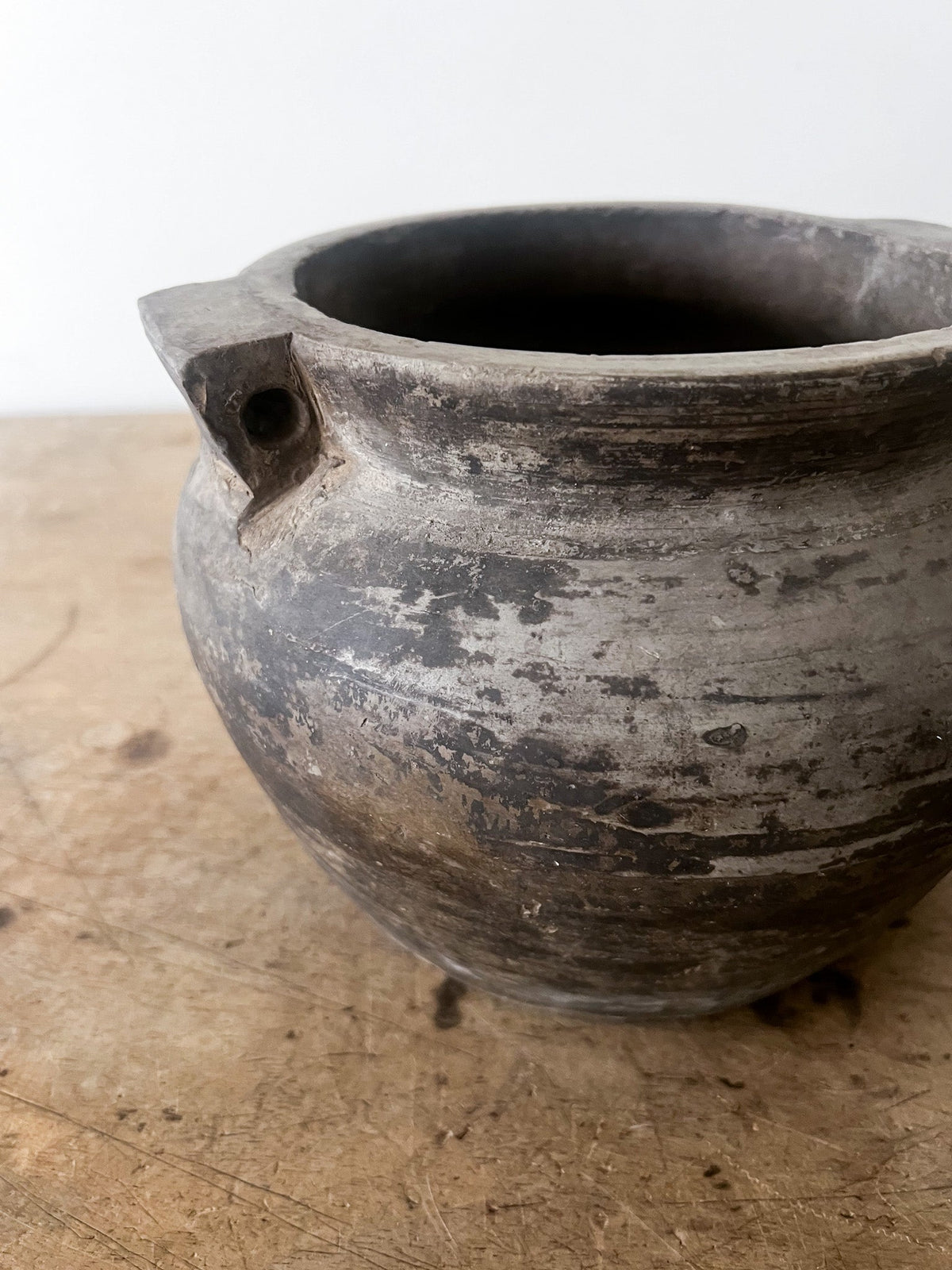 Double Handled Clay Pot- Medium