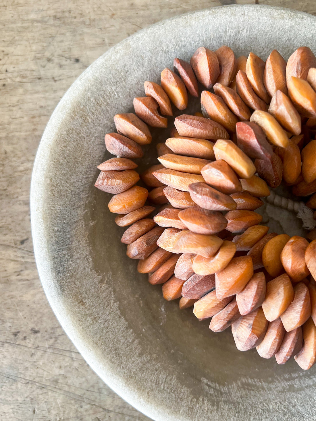 Terracotta Colored Disc Beads