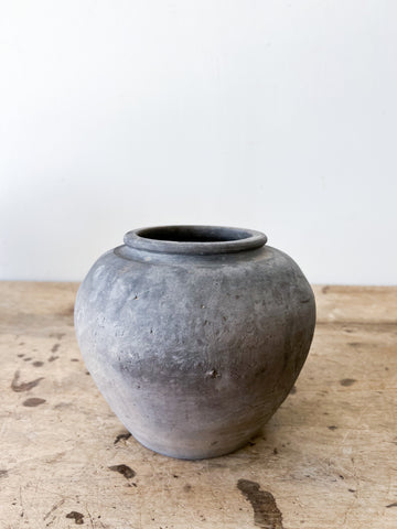 Grey Clay Pot- Small