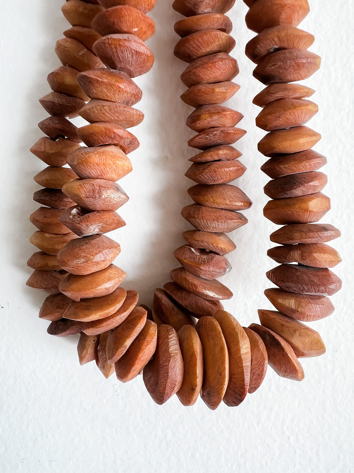 Terracotta Colored Disc Beads