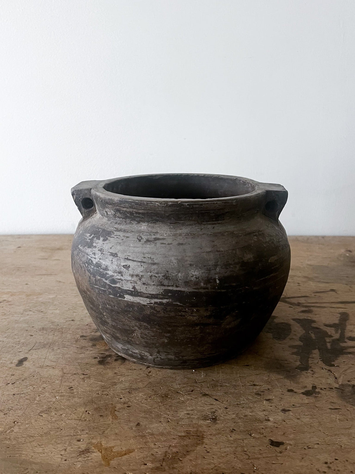 Double Handled Clay Pot- Medium