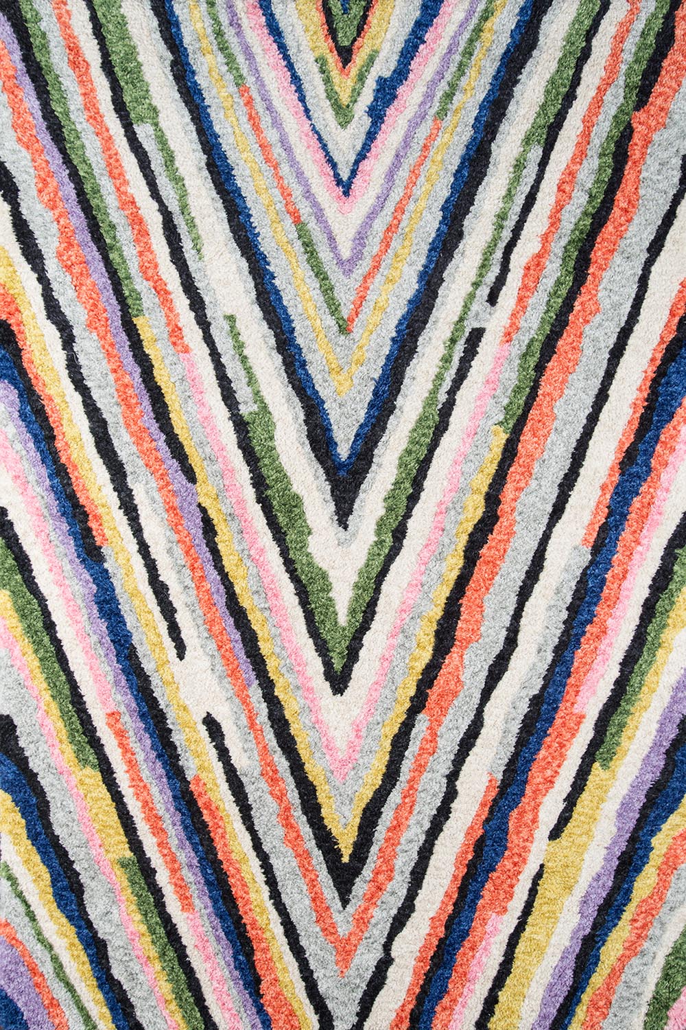 Bunglbun Geometric Polyester Rug