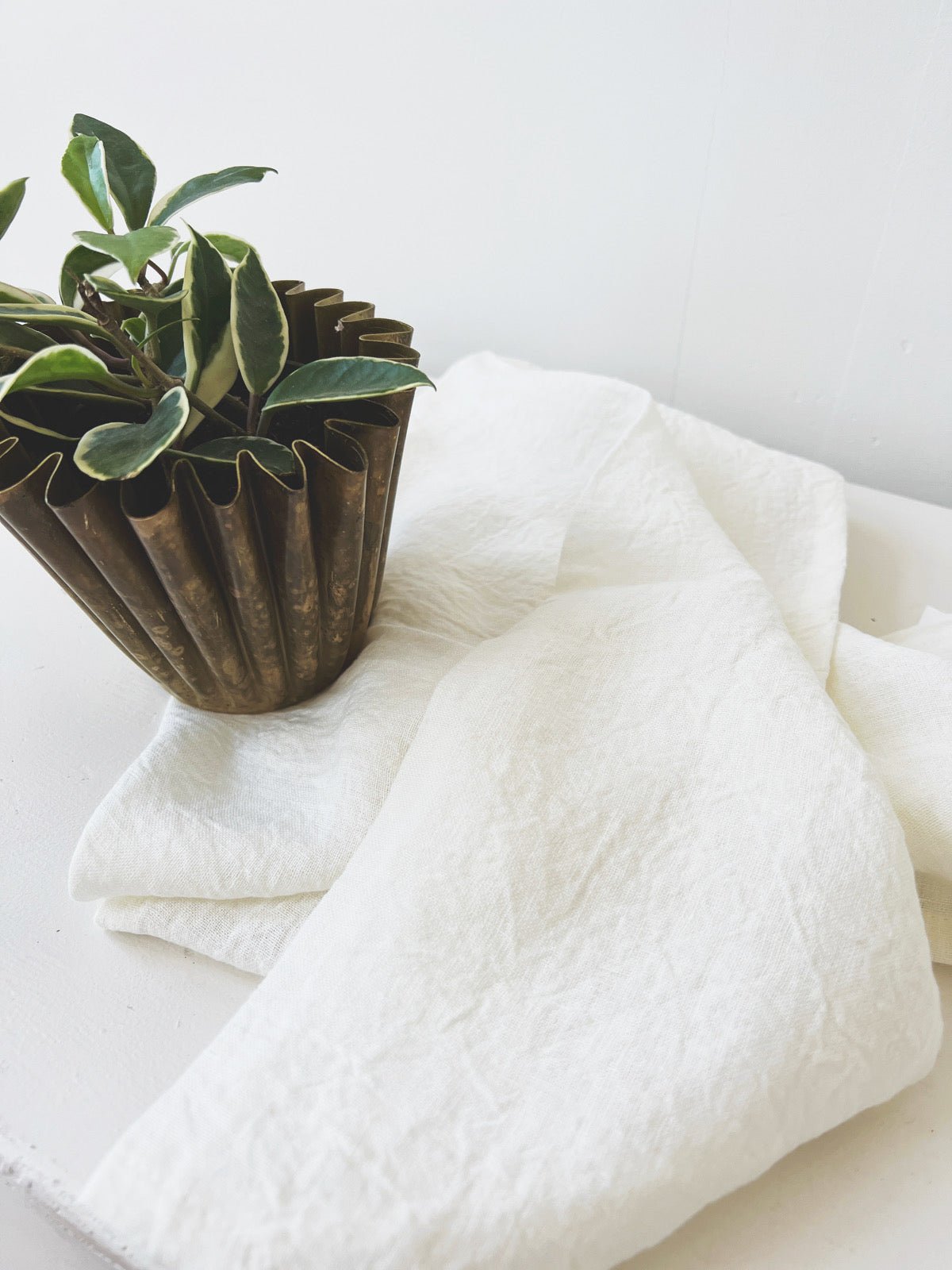 Stonewashed Linen Tea Towel