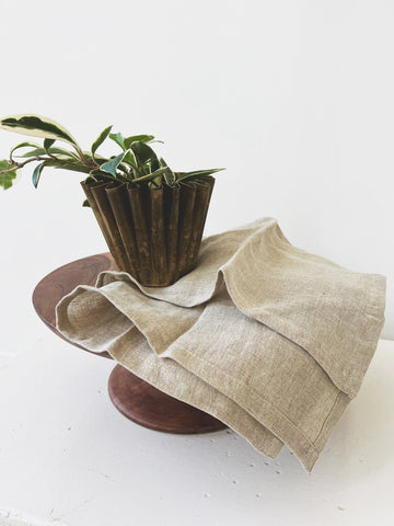 Stonewashed Linen Tea Towel